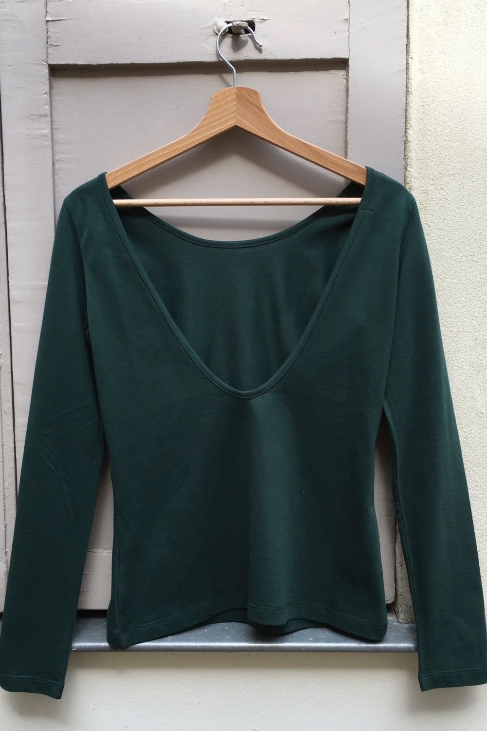 T-shirt Geox Manches Longues Vert – Motif Ancre, Taille 11-12 Ans, Occasion Avec Un Petit Trou (défectueux)